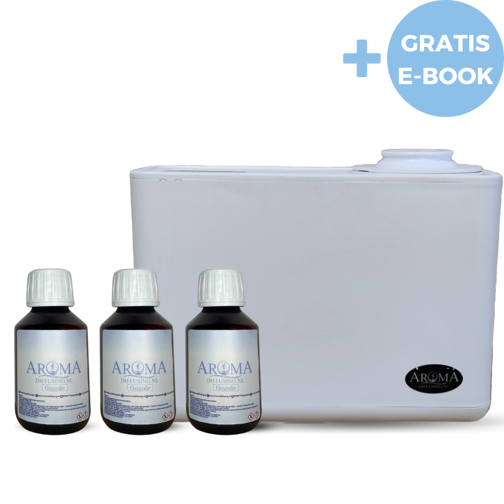 AromaDiffusing Smart Wit Geurmachine Bestelling Olie Set 3 testen