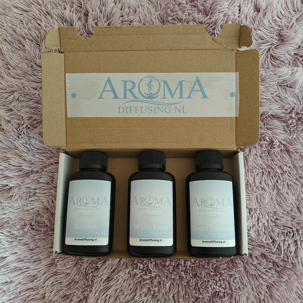 Wasparfum Set Aromadiffusing Cadeauset 3 100ML Druppels In 3 Verschillende Geuren