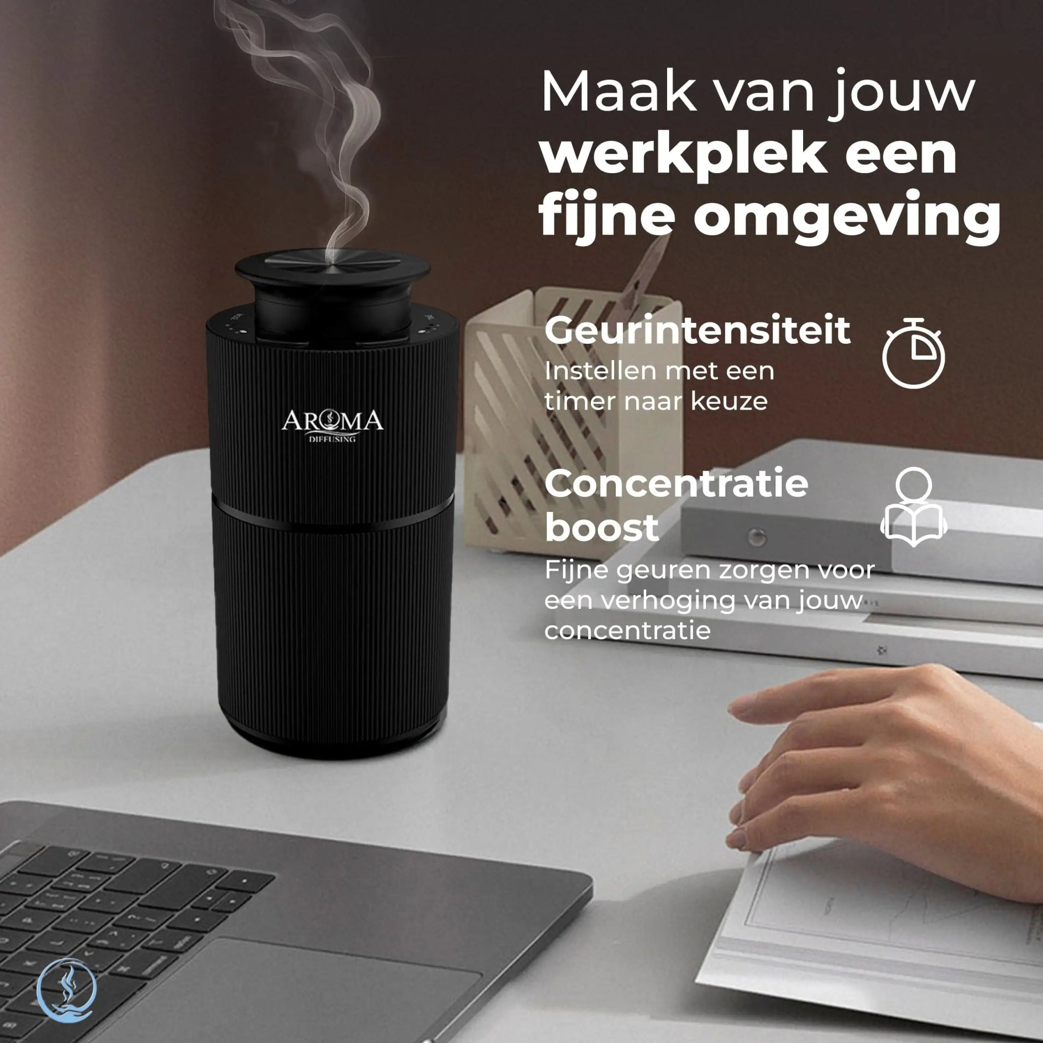 Geurmachine Mini Draadloos (tot 20m²) - Geurmachine Mini Draadloos (tot 20m²) - AromaDiffusing