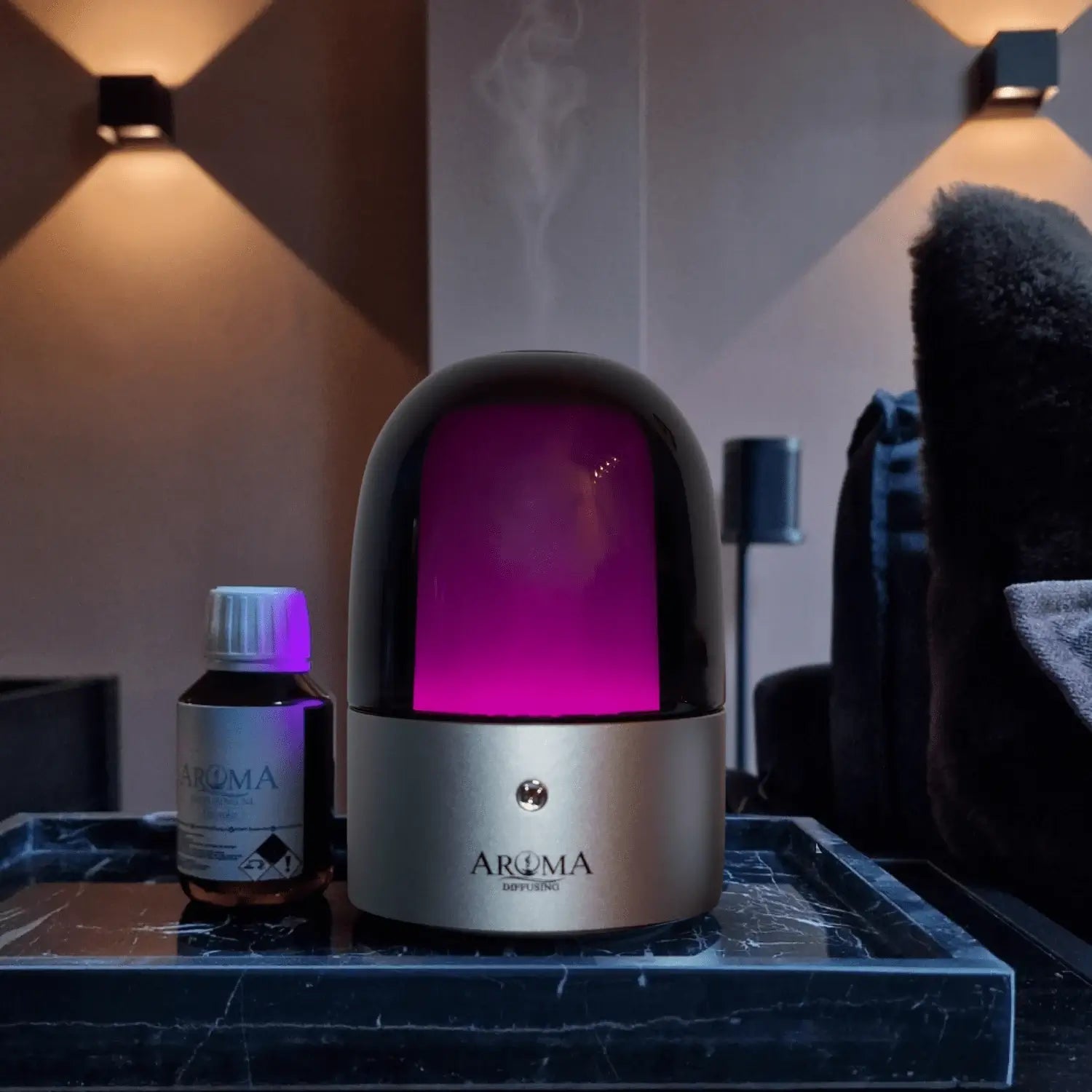 Geurmachine Geurolie Geurverspreider Aroma Diffuser Aroma Verfrisser Etherische Olie Mood - Geurmachine Mood (tot 60m²) - AromaDiffusing