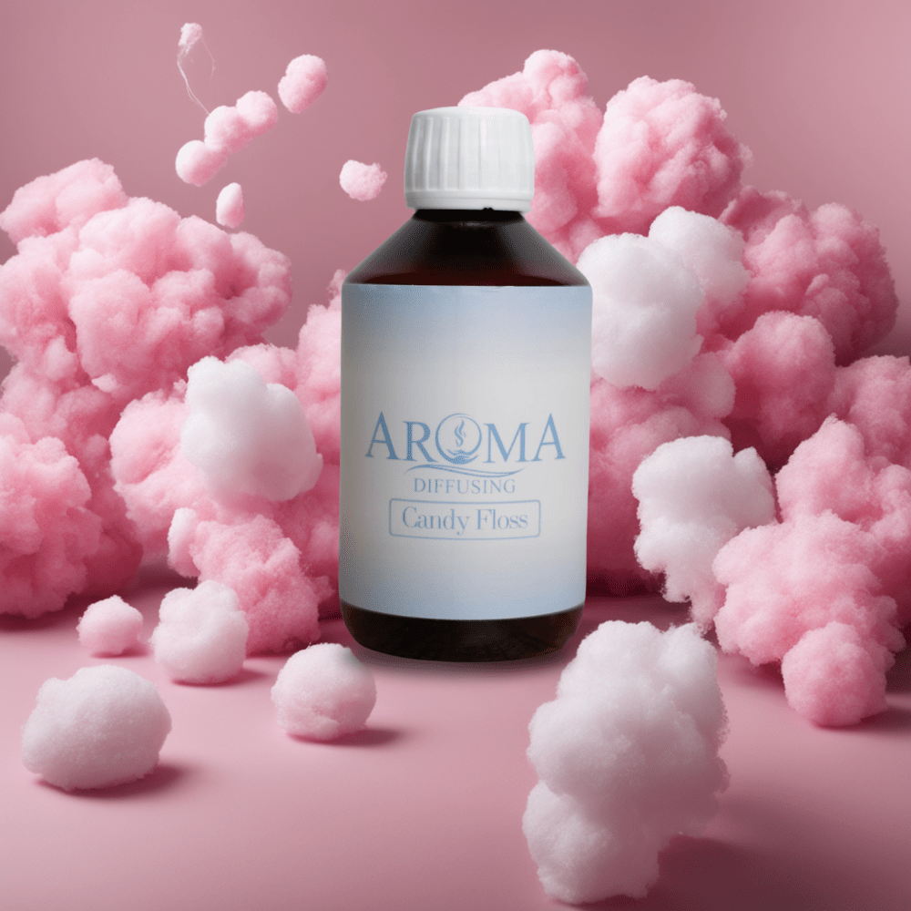 AromaDiffusing Geurolien Inhoud 1000 ML Geuren Olie Verschillende Geuren Candy Floss - Geurolie Navulling - 1000ml - AromaDiffusing