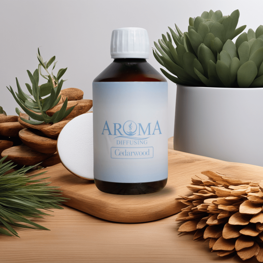 AromaDiffusing Geurolien Inhoud 1000 ML Geuren Olie Verschillende Geuren Cedarwood - Geurolie Navulling - 1000ml - AromaDiffusing