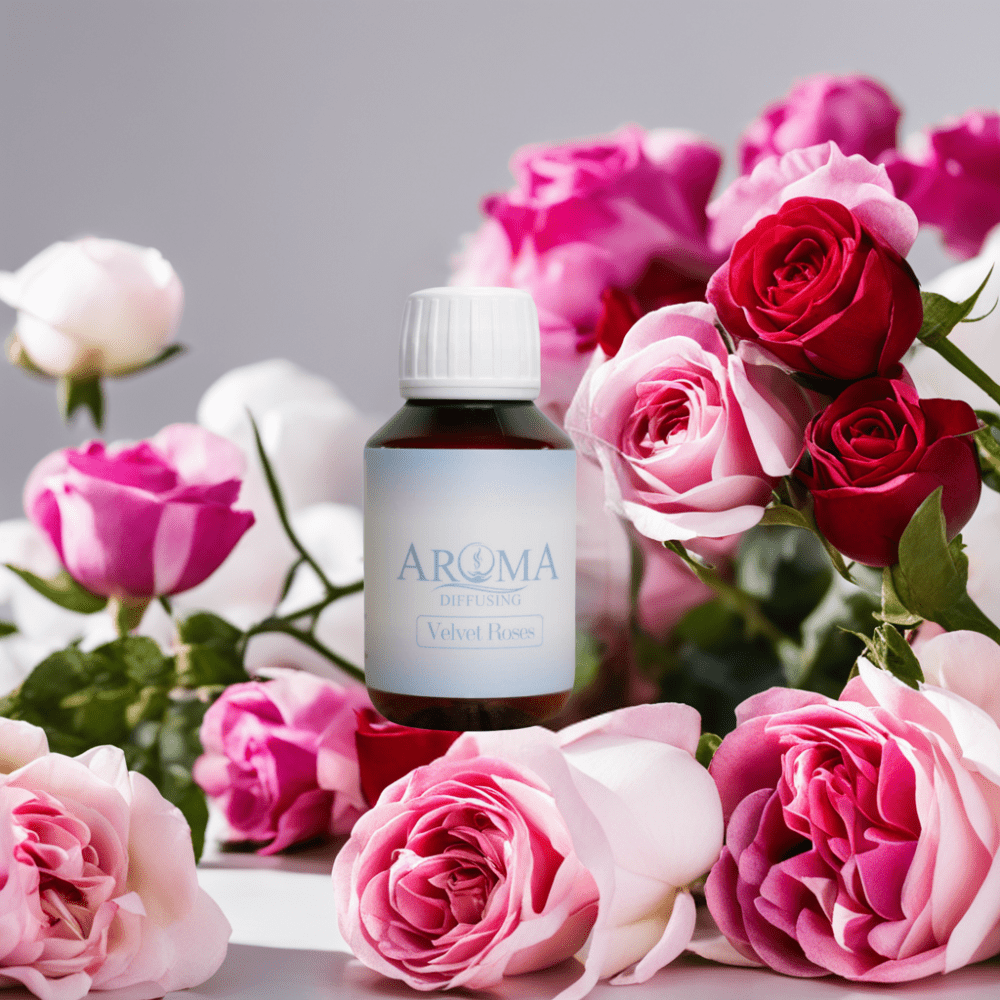 AromaDiffusing Geurolien Inhoud 100 ML Geuren Olie Verschillende Geuren Velvet Roses - Geurolie Navulling - 100ml - AromaDiffusing