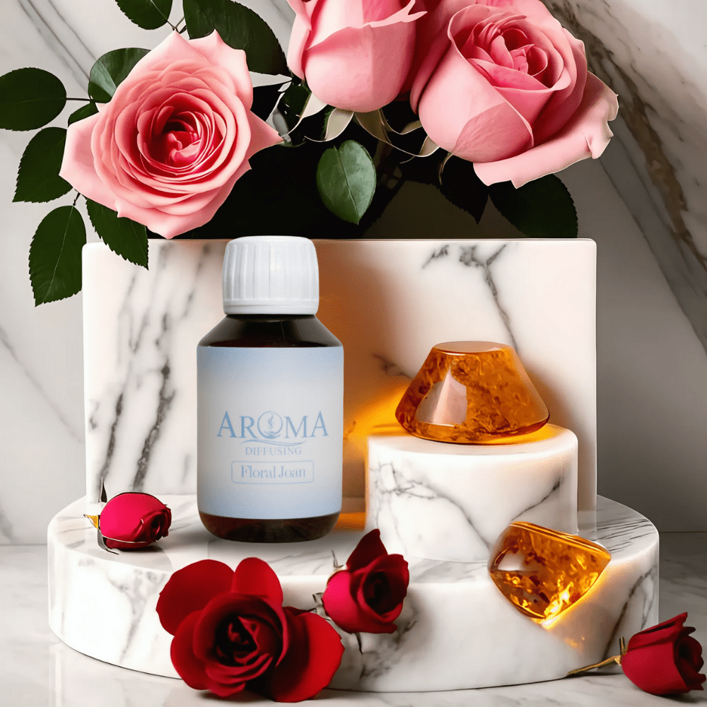 AromaDiffusing Geurolien Inhoud 100 ML Geuren Olie Verschillende Geuren Floral Joan - Geurolie Navulling - 100ml - AromaDiffusing