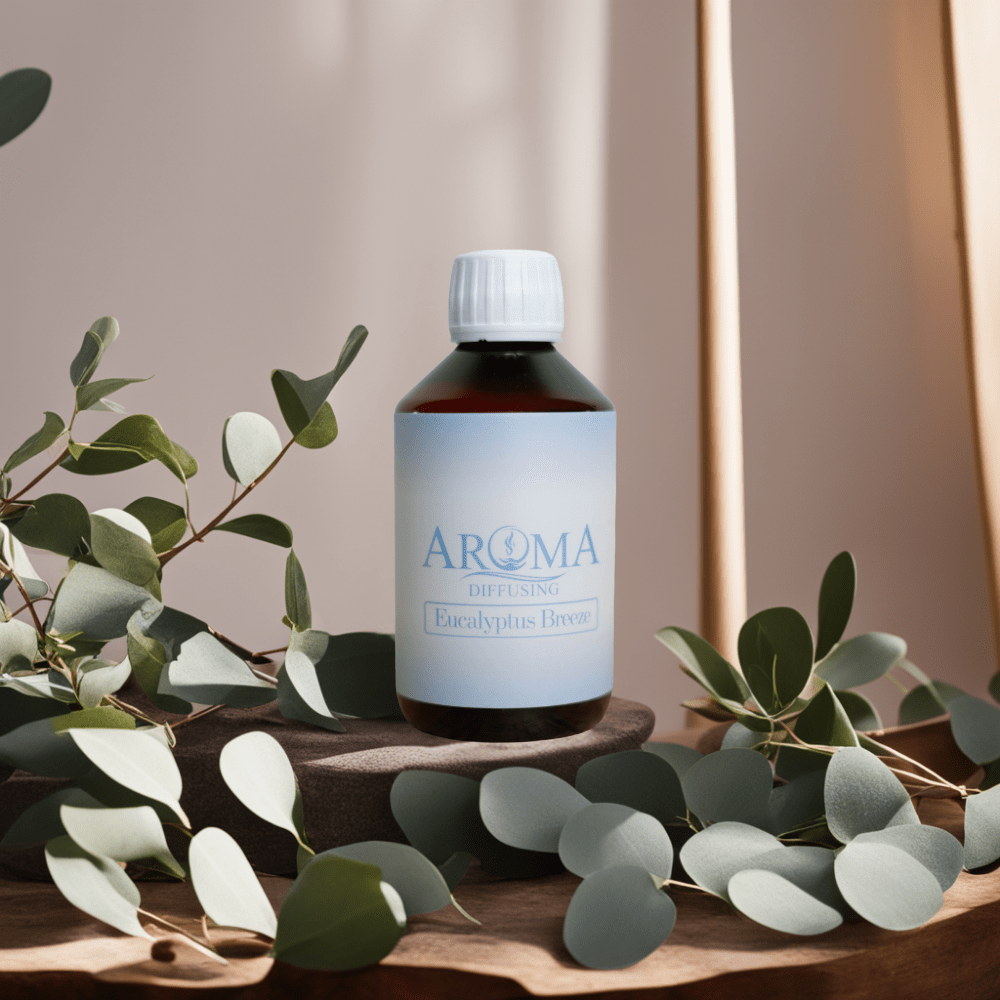 AromaDiffusing Geurolien Inhoud 250 ML Geuren Olie Verschillende Geuren Eucalyptus Breeze - Geurolie Navulling - 250ml - AromaDiffusing