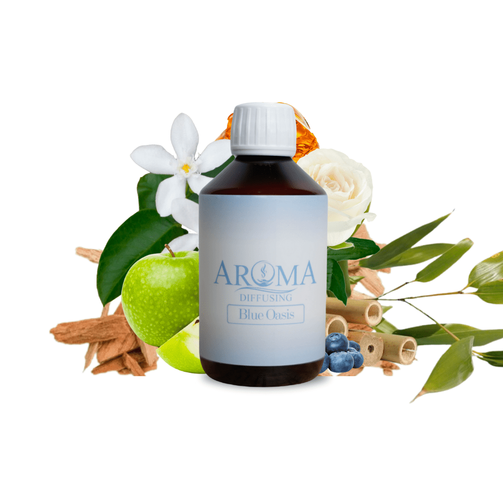 AromaDiffusing Geurolien Inhoud 250 ML Geuren Olie Verschillende Geuren Blue Oasis - Geurolie Navulling - 250ml - AromaDiffusing