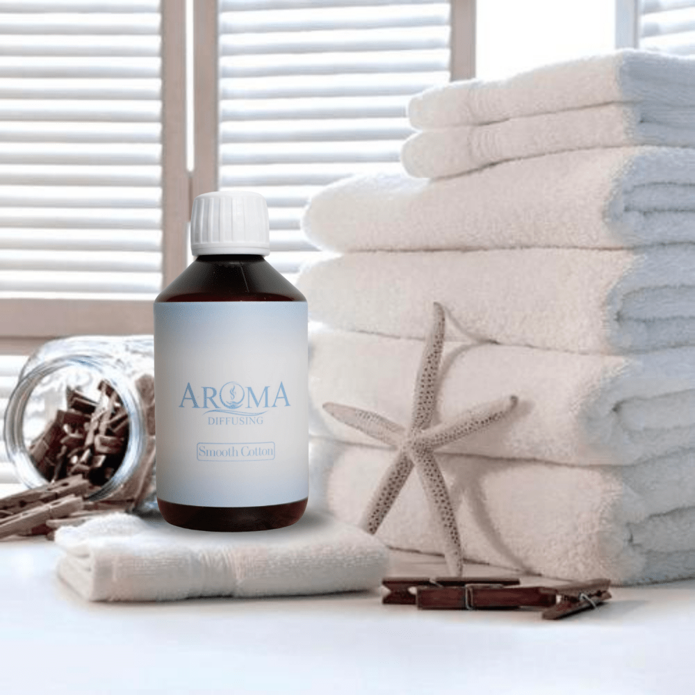 AromaDiffusing Geurolien Inhoud 250 ML Geuren Olie Verschillende Geuren Smooth Cotton - Geurolie Navulling - 250ml - AromaDiffusing