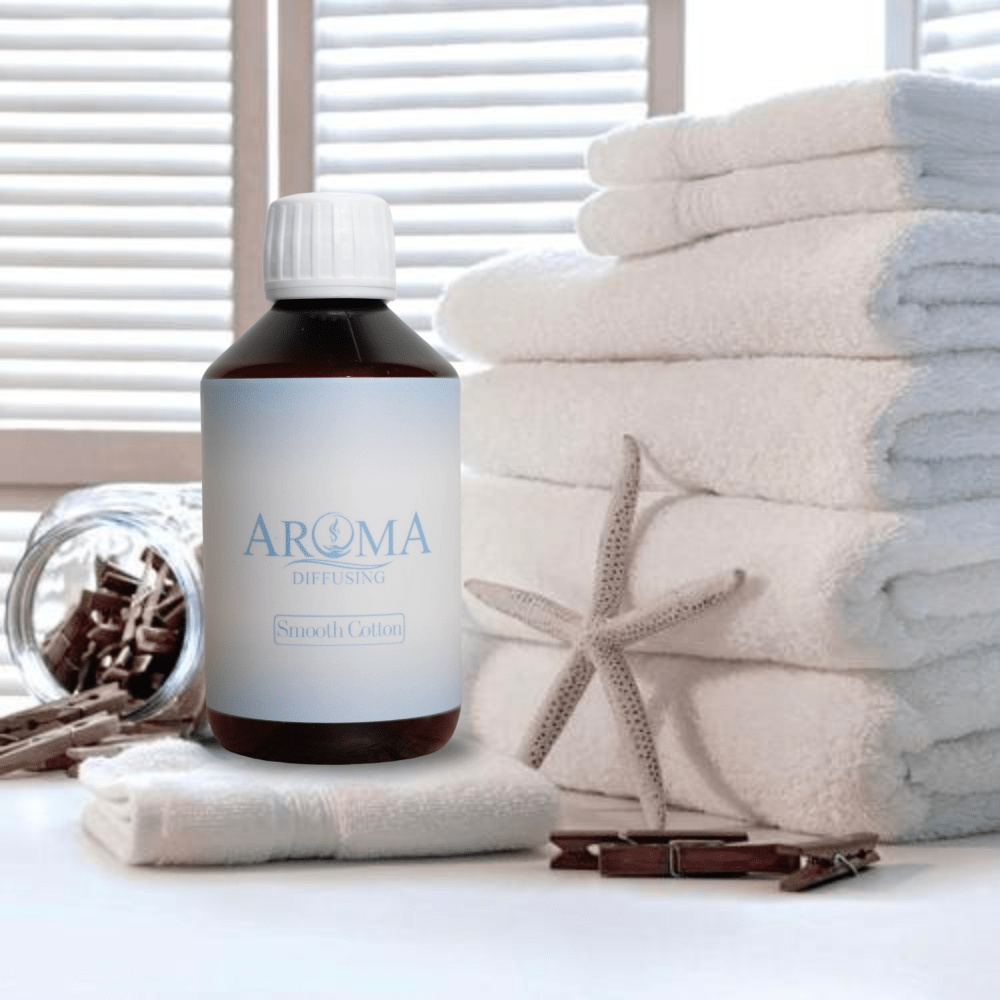 AromaDiffusing Geurolien Inhoud 500 ML Geuren Olie Verschillende Geuren Smooth Cotton - Geurolie Navulling - 500ml - AromaDiffusing