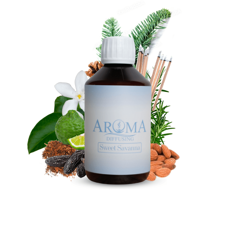 AromaDiffusing Geurolien Inhoud 500 ML Geuren Olie Verschillende Geuren Sweet Savanna - Geurolie Navulling - 500ml - AromaDiffusing