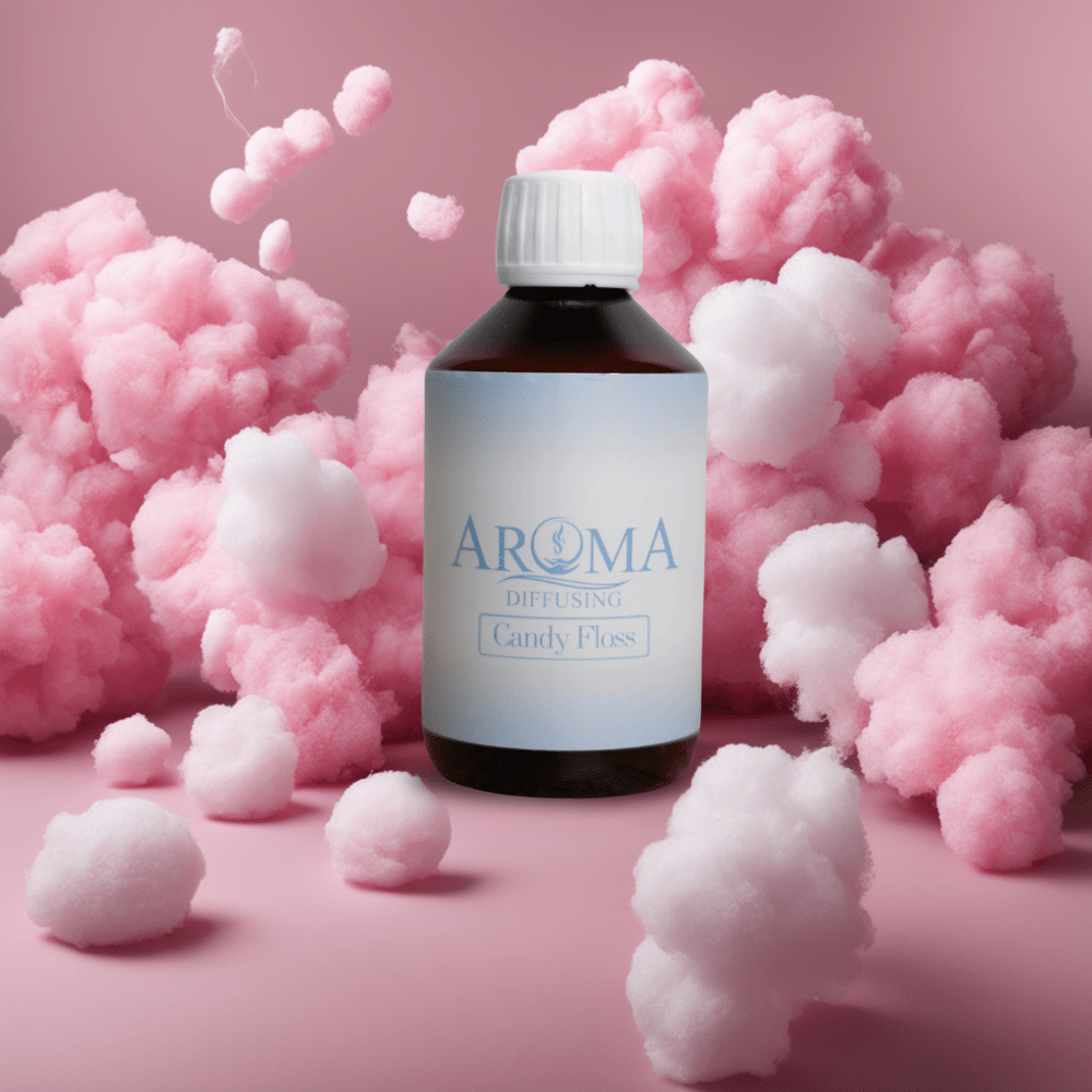 AromaDiffusing Geurolien Inhoud 500 ML Geuren Olie Verschillende Geuren Candy Floss - Geurolie Navulling - 500ml - AromaDiffusing