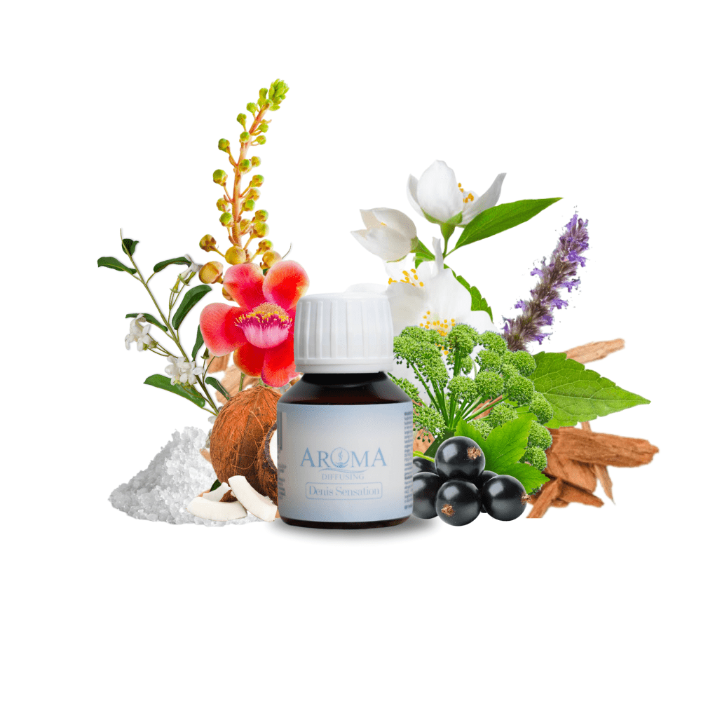AromaDiffusing Geurolien Inhoud 50 ML Geuren Olie Verschillende Geuren Denis Sensation - Mix en Test Set Geurolie - 3x 50ml + Reiniger (Gratis) - AromaDiffusing