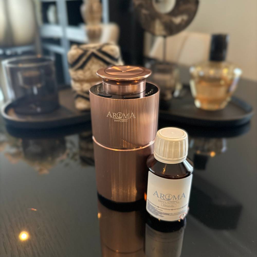 Geurmachine rose goud mini lifestyle aroma draadloos diffuser geurverspreider geurolie - Moederdag - Sale Geurmachine Mini + Bestselling Olie Set - AromaDiffusing