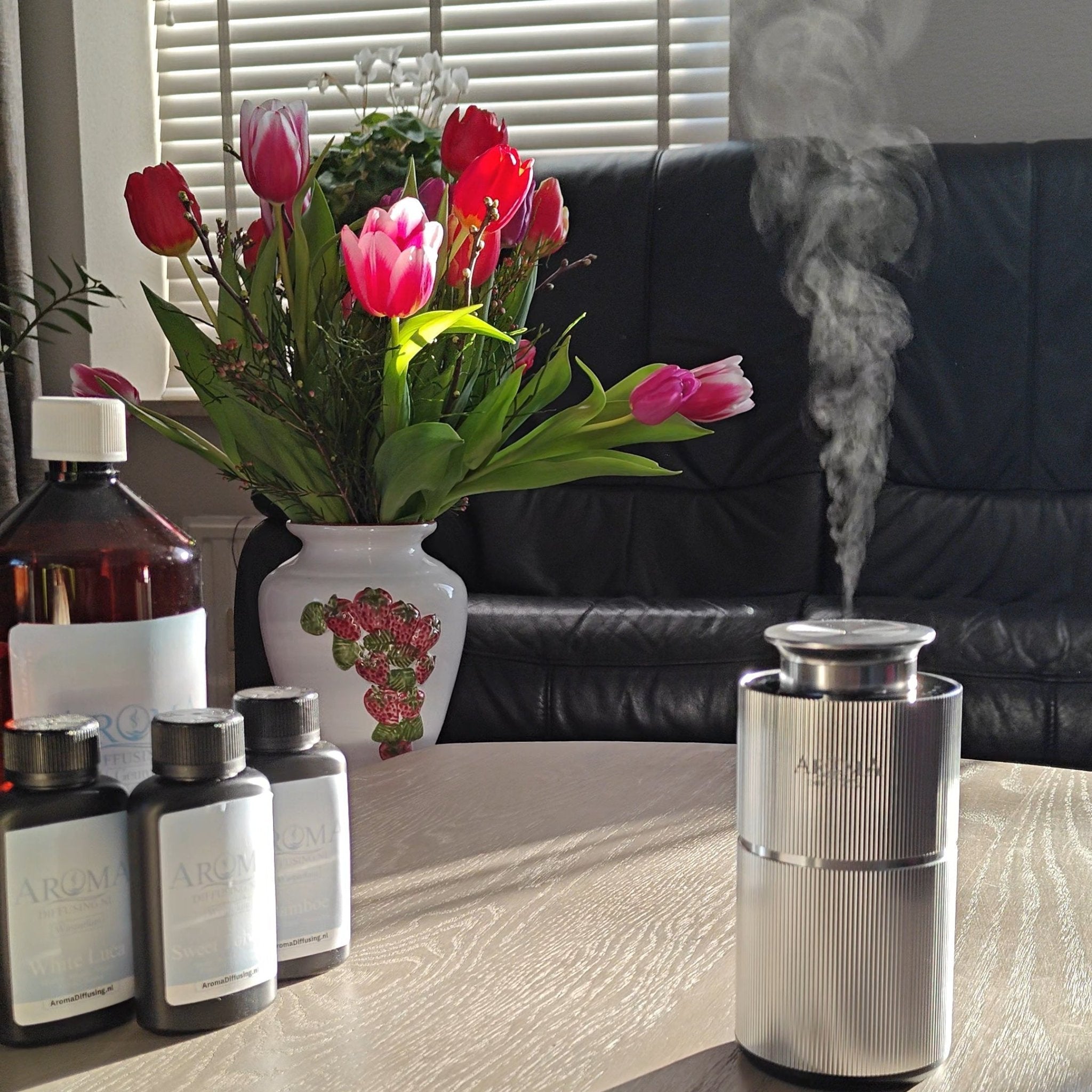 Valentijnbundel Geurmachine + 2x Valentijn Geurolie - Valentijnbundel Geurmachine + 2x Valentijn Geurolie - AromaDiffusing