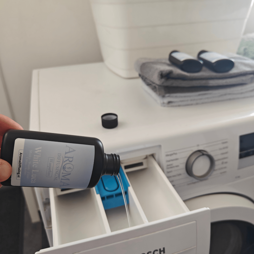 Whiteluca Wasparfum AromaDiffusing Geur voor wasmachine vullen - Wasparfum - Milio Essence - AromaDiffusing® - AromaDiffusing