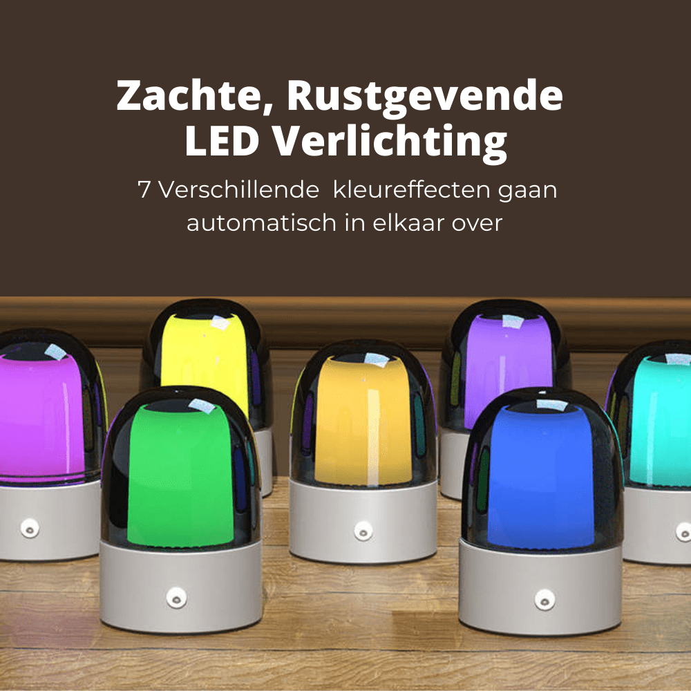       AromadDiffusing Geurmachine Mood Verschillende Kleuren