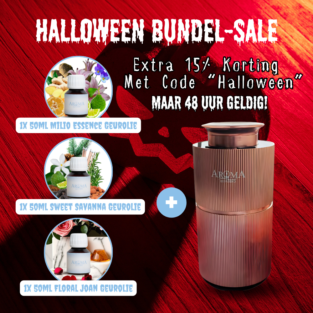 Halloween-deal Geurmachine Mini + Bestselling Olie Set