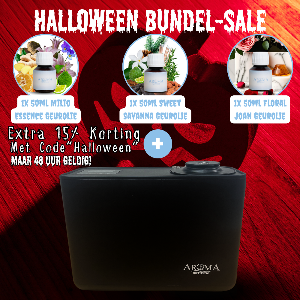 Halloween-deal Geurmachine Smart + Bestselling Geurolie Set