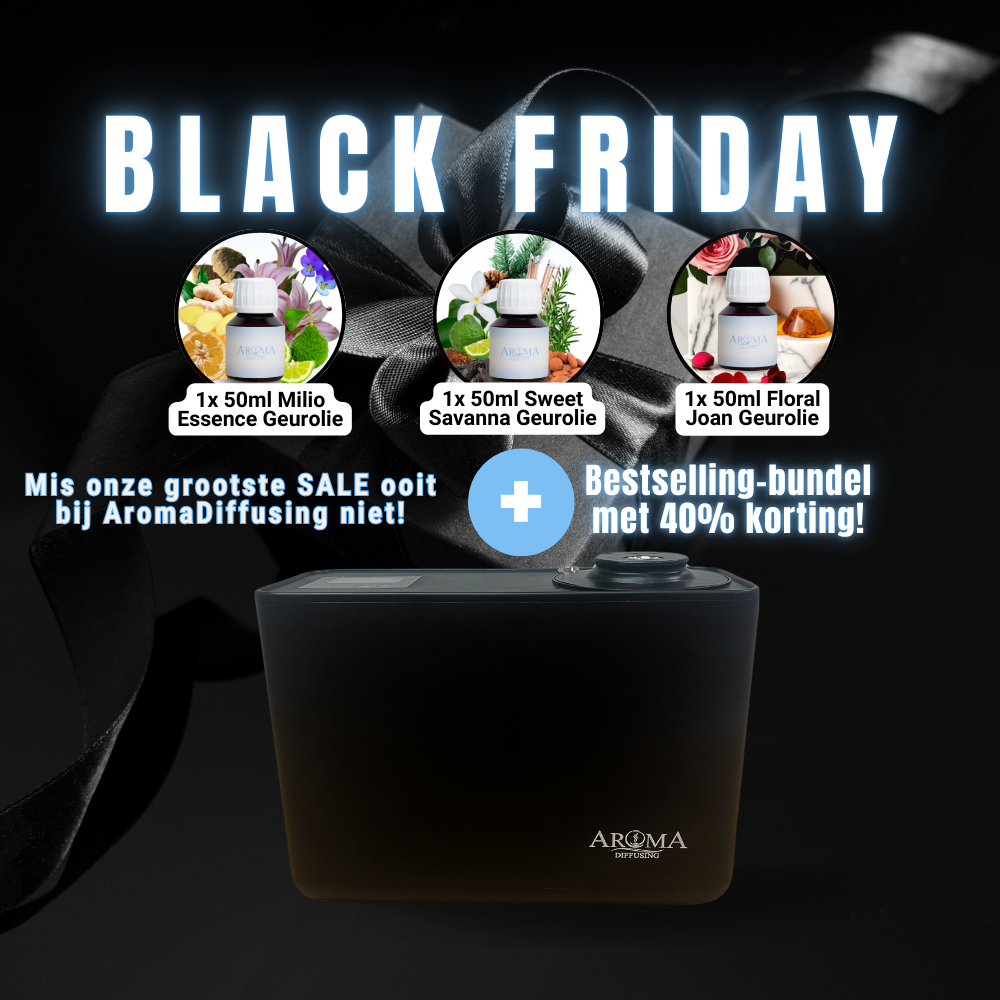 Black Friday deal Geurmachine Smart + Bestselling Geurolie Set