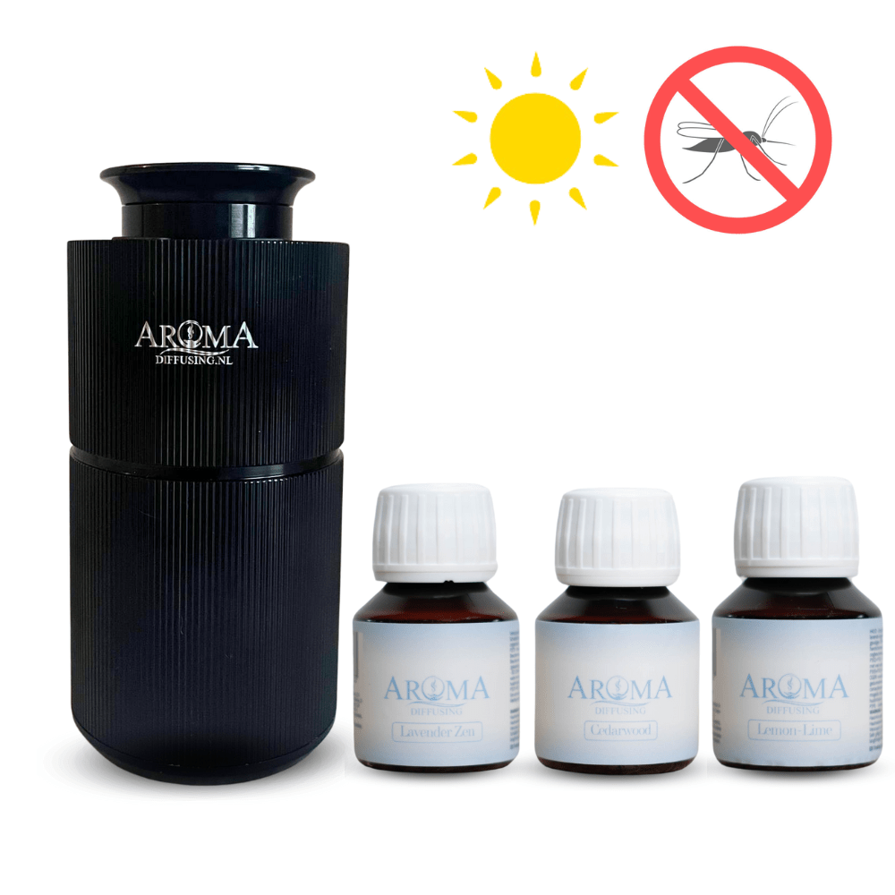 Anti - Insect bundel Geurmachine + Anti - Insect OlieSet - Anti - Insect bundel Geurmachine + Anti - Insect OlieSet - AromaDiffusing