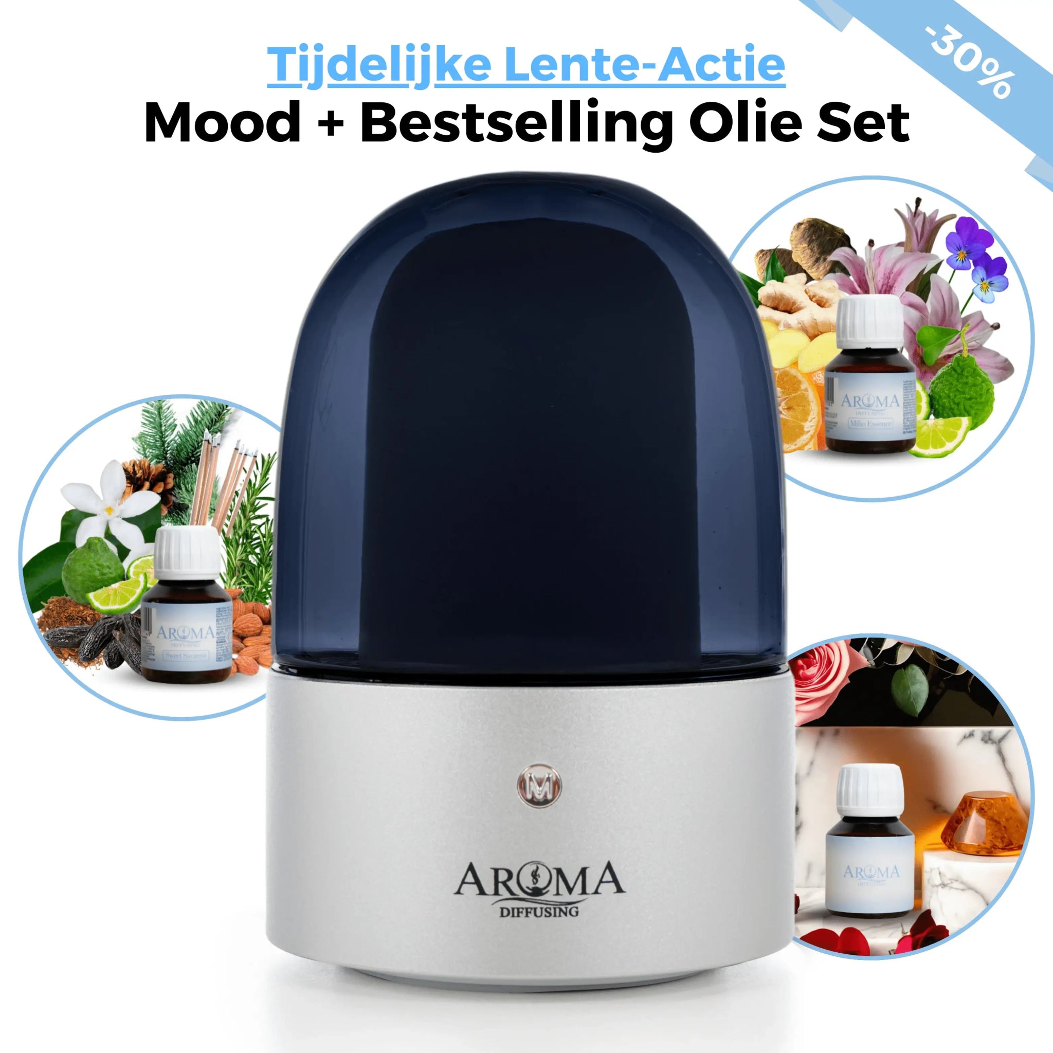 Geurmachine Mood 60m2 Geurverspreider Thuis Bedrijf Kantoor Beste Diffuser - Aroma Diffuser Mood 60m² - App besturing - AromaDiffusing