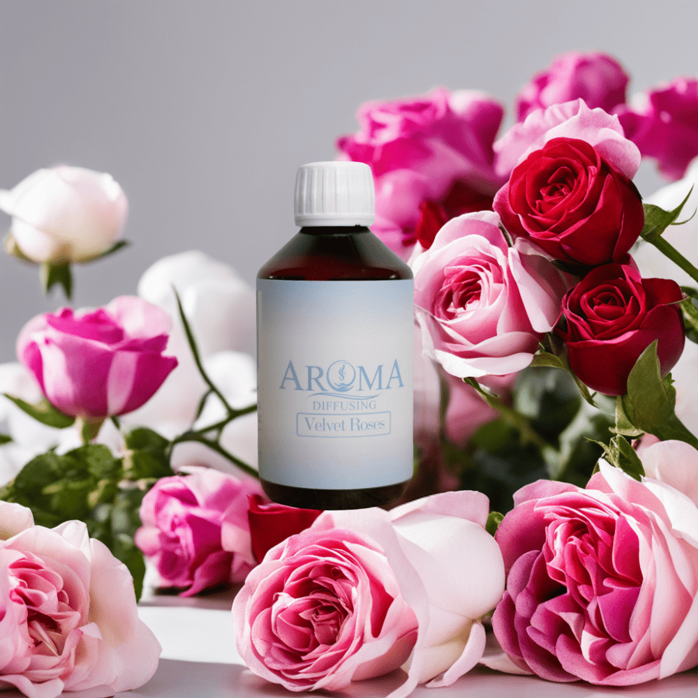 AromaDiffusing Geurolien Inhoud 250 ML Geuren Olie Verschillende Geuren Velvet Roses - Geurolie Navulling - 250ml - AromaDiffusing