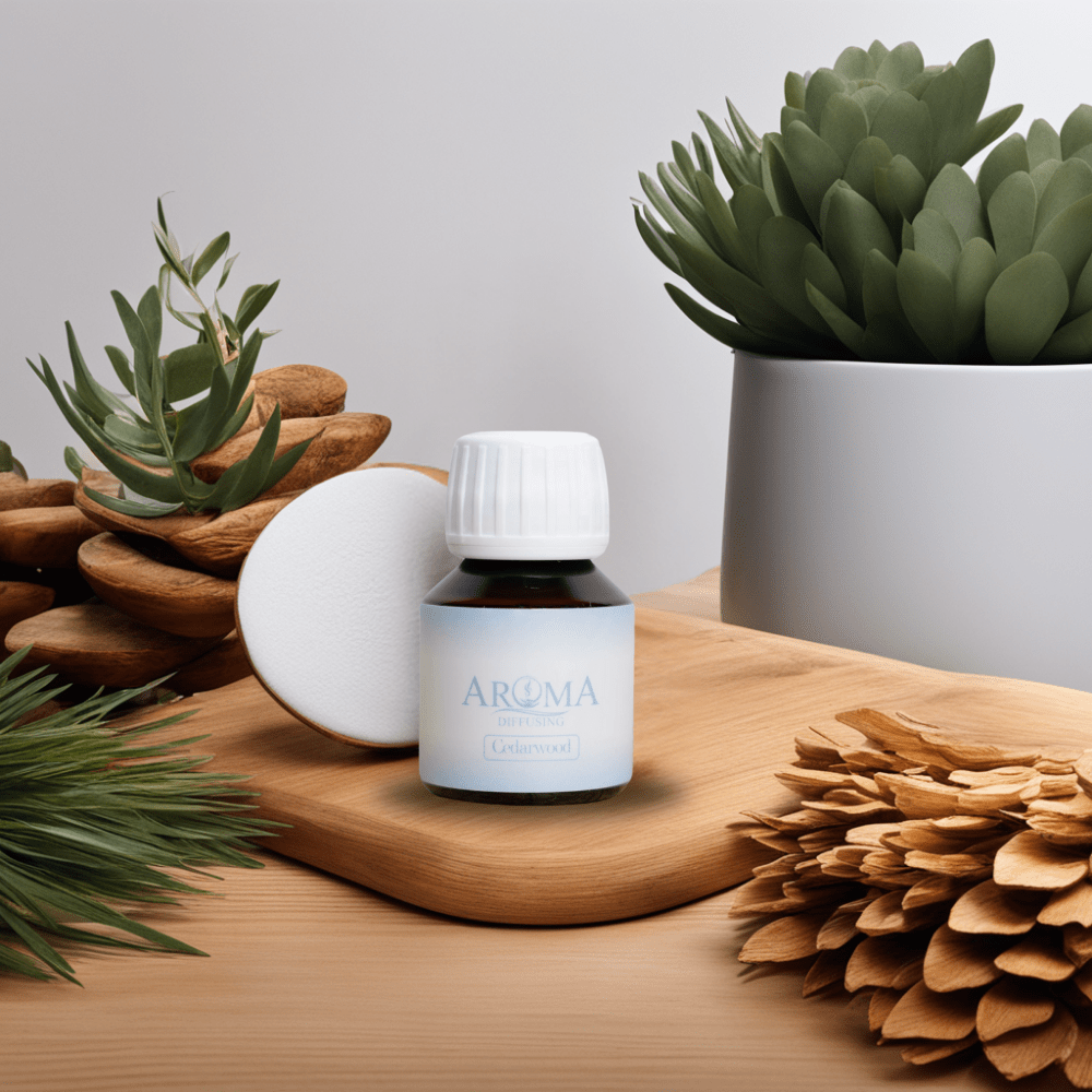 AromaDiffusing Geurolien Inhoud 50 ML Geuren Olie Verschillende Geuren Cedarwood - Mix en Test Set Geurolie - 3x 50ml + Reiniger (Gratis) - AromaDiffusing